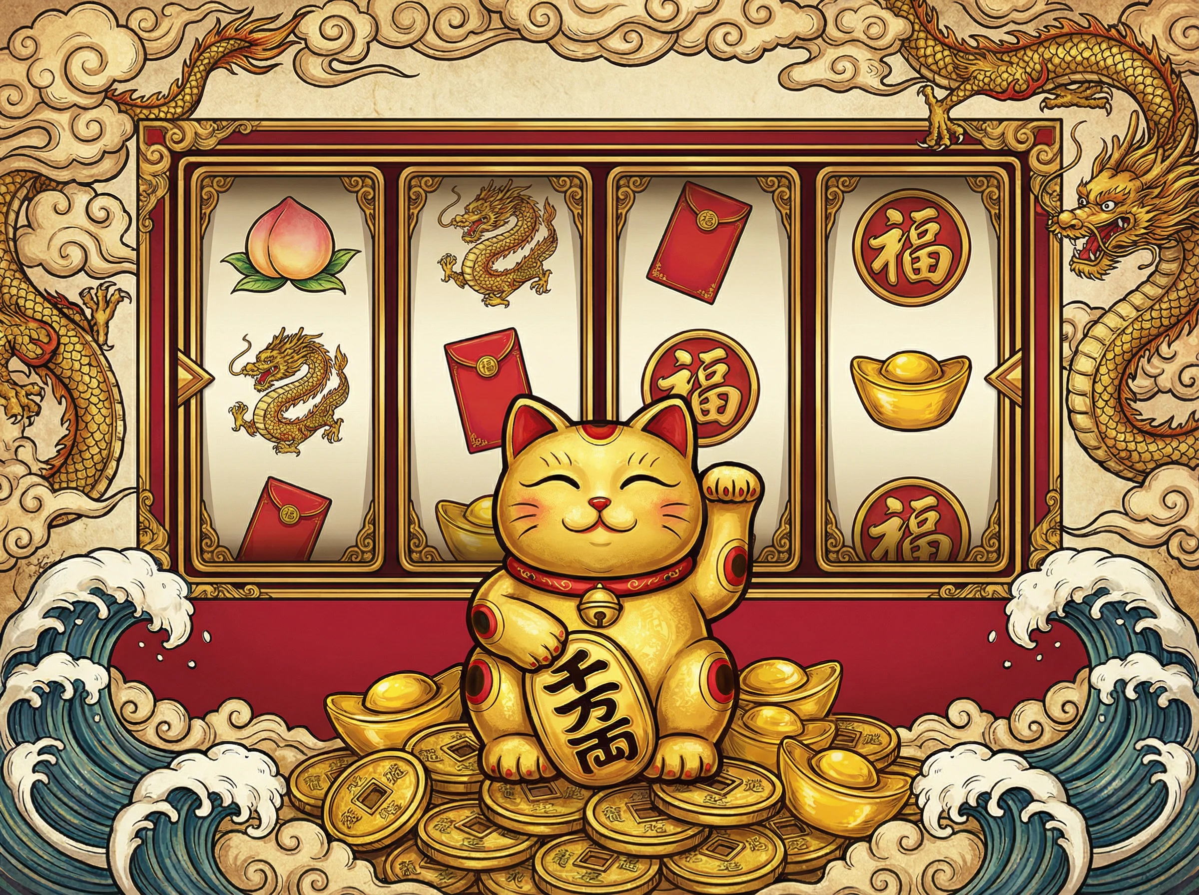 pg电子模拟招财猫老虎机游戏金色招财猫与聚宝盆